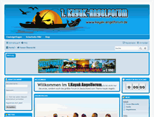 Tablet Screenshot of kayak-angelforum.de